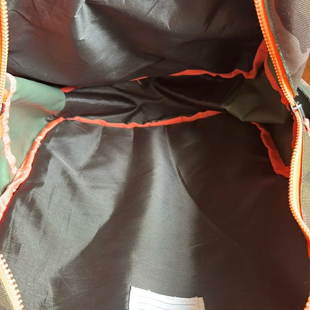 ⭐️ 3/$15 Old Navy Orange and Camouflage Backpack Booksack